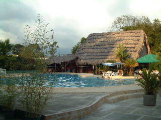 It's a hard life, but someone has to do it - the pool at Perez Zeledon